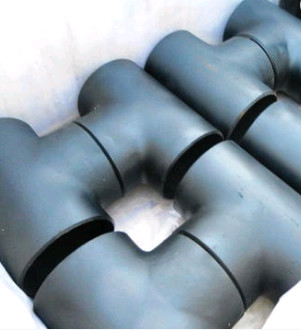 Weld ASTM A106 Metal Carbon Steel Pipe Tee Connector SCH80