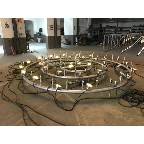 Program Control Digital Water Curtain Stainless Steel 304