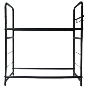 Height 1250mm Length 1180mm Tire Storage Rack With Hooks