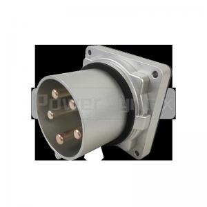 China 160A 5P IP67 380V High Current Panel Mounted Appliance Inlet Plug PowerSyntax No. 75266X on sale