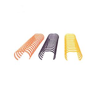 China OEM Nylon Coating Double Loop Binding Wire 34 Loops Electroplated wholesale