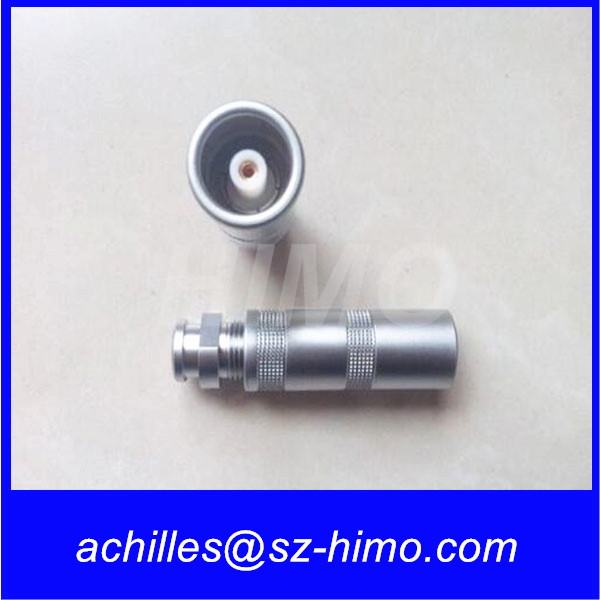 Direct Factory Lemo 00 Connector 1S Series Coaxial Cable Connector With Push Pull Locking System
