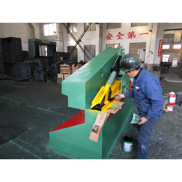 7.5kw Hydraulic Alligator Metal Shear 63 Ton Shear Force 280mm Opening