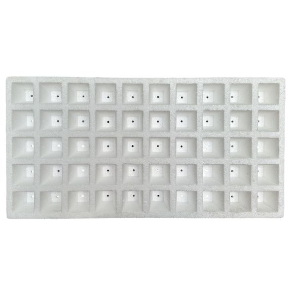 EPS foam seedling tray customized for vegetable, fruit, flower and tobacco seedlings.