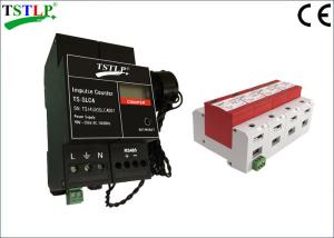 Power Backup 4 Digits Lightning Stroke Counter With Power Line Surge Protector
