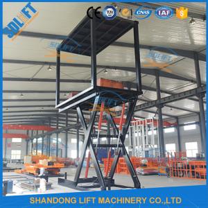 China 3T+3T 3M Double Deck Car Parking System , Double Platform Scissor Car Lift for Home Garage on sale