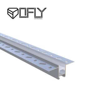 China Rimless Plaster In Recessed Led Profile 56mm With Opal Cover wholesale