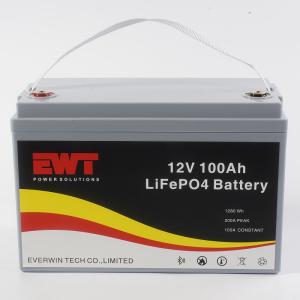 Lifepo4 12V 100Ah Factory Rack Battery Pack With BMS
