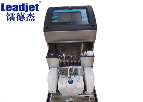 Quality Food Packages Leadjet Inkjet Printer / Expiry Date Coding Machine With Samrt Cartridge for sale