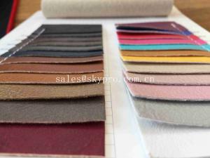 China Wear Resistance 1 mm Thick Cold Resistant Microfiber Leather Car Seat Cover Semi PU wholesale