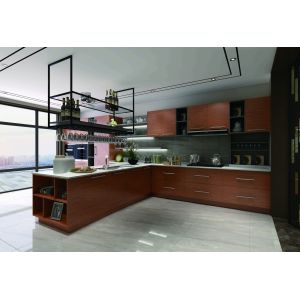 China 304SUS Stainless Steel Worktops Modern Kitchen Island Cabinet ODM wholesale