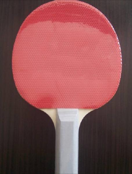 Quality Pure Handle Ping Pong Racket Double Pimple Rubber With 1.5mm Sponge Poplar Plywood for sale