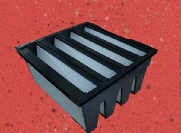 Quality ABS	Frame MERV 13 Hepa Media Filter , Pocket Bag Filter For HVAC System for sale