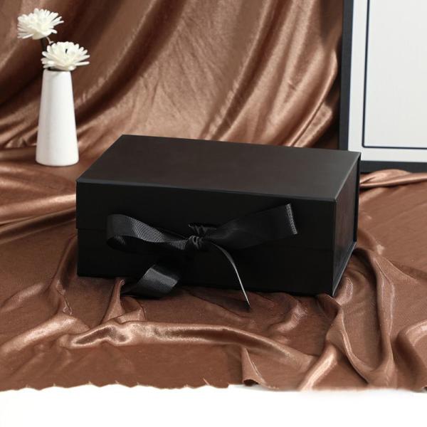 Book Shaped Folding Cardboard Gift Boxes With Magnetic Closure Paper Gift Packaging Box
