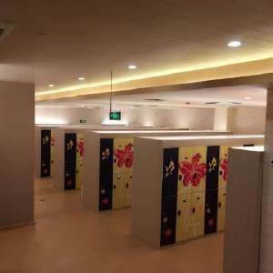 Wood / Steel Material IOT Locker 9 Tier Commercial Storage Lockers For Spa