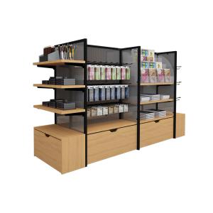 China Stationary Double Sided Display Rack Case Shelf Supermarket Display Stands wholesale