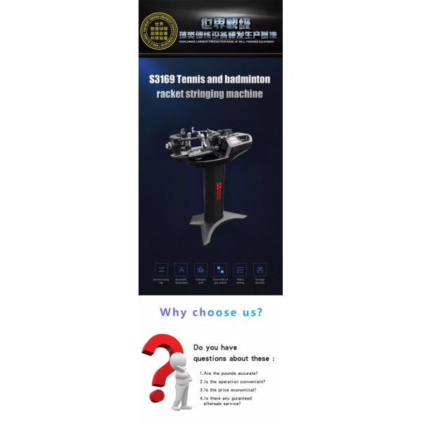 6 Point Tennis Racket Stringing Machine For Badminton And Tennis Racket