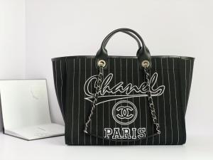 China Large Custom Branded Bags Cotton Calfskin Chanel 2.55 Handbag Metalblack And White wholesale