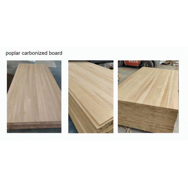 Solid Aspen Poplar Board Bare Bleach And Carbon Color For Furniture Bed Frame Or Coffin Materials