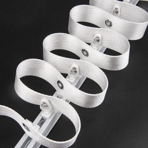 White S Fold Curtain Tape Polyester Curtain Ripple Fold Tape