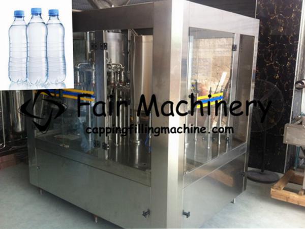 Quality 0.25m3/min Water Filling And Capping Machine , 0.8Mpa 0.5T/H Mineral Water Bottling Machine for sale
