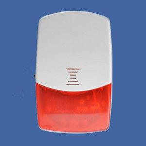 China Wireless GSM siren in RED suitable for wireless gsm home burglar alarms wholesale