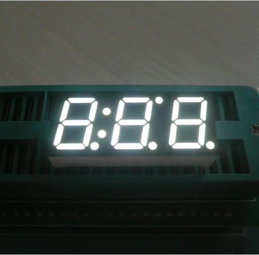 Quality 10mm Large Triple Digit Seven Segment Black Face Led Display for sale