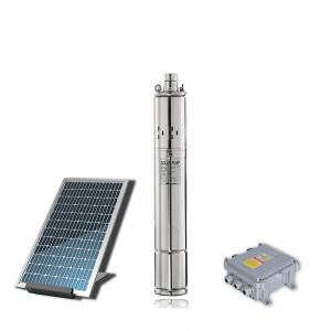 China 3inch Helical Rotor Solar Power Submersible Pumps Deep Well Vertical Screw Pump wholesale