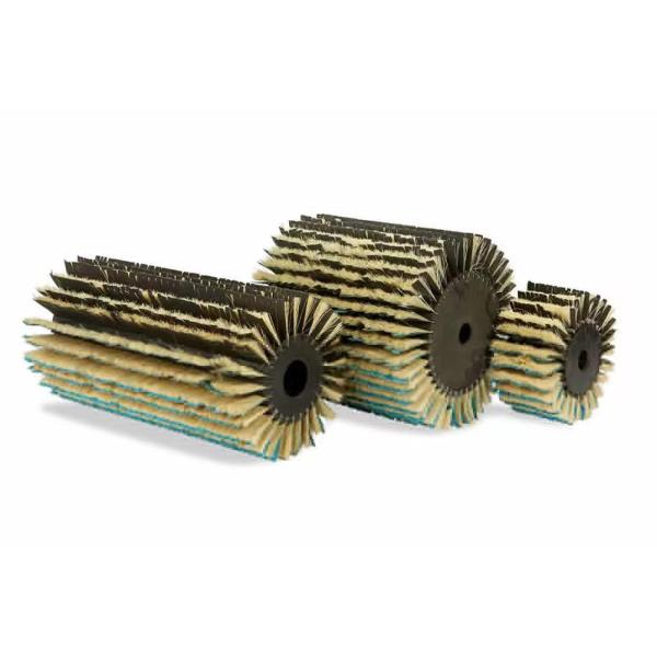 Custom Sisal Sandpaper Metal Sanding Brush Head Roller For Wood Polishing