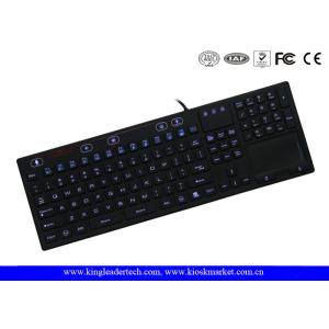 China On / Off Switch Silicone Laptop Keyboard 106 Keys Adjustable Brightness wholesale