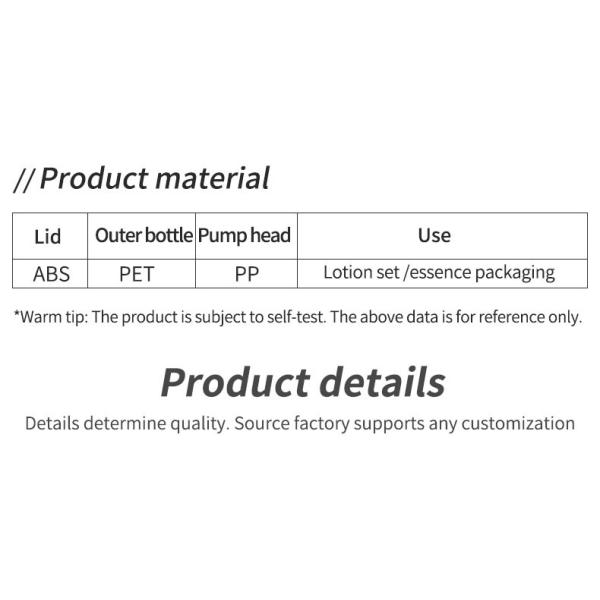 2025 PET Plastic Lotion Cream Pump Bottle New Fashionable Empty Cosmetic Liquids Fine Mist Sprayer Bottle For Dispenser