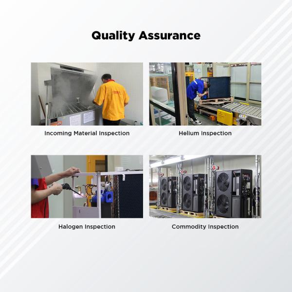 A+++ Residential Monoblock Hvac System IPX4 air to water heat pump under floor heating 2.06m³/H