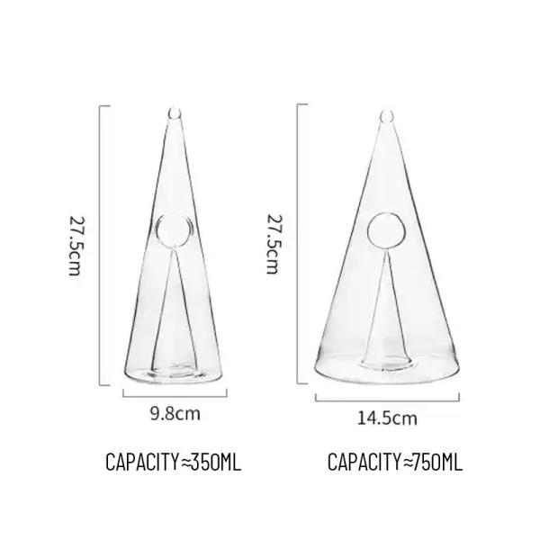 Bulk Wholesale Lead-Free Crystal Wine Aerator Decanter | Artisan-Made 750mL Trade-Ready Carafe