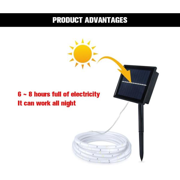 Waterproof SMD2835 Strip Lights Solar , Stable Solar Powered RGB LED Strip