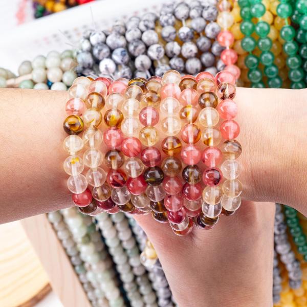 4/6/8/10/12mm Gemstone Loose Beads Semi Precious Stones For Jewelry Making