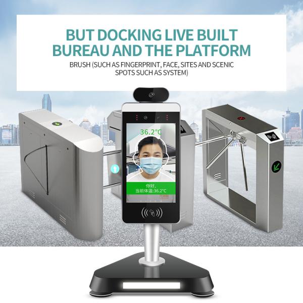 Touch Screen Electronic Infrared Temperature Detector Customized Logo