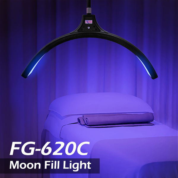 2700k LED Half Moon Lamp 60 w Aluminum Fill Light For Beauty Makeup Lash Extensions