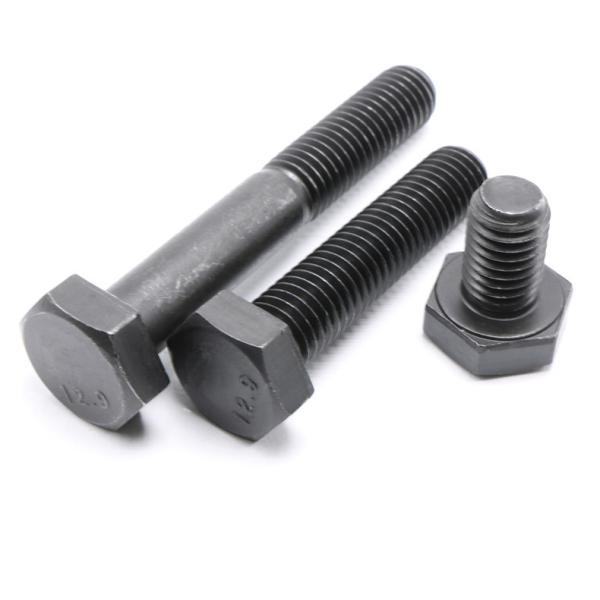 High Strength Black Hex Head Screws Grade 12.9 With External Hex Drive
