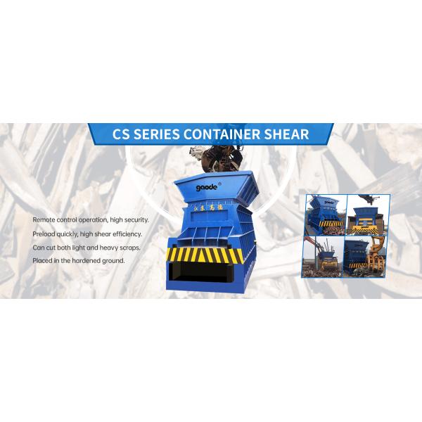 CS-6300 1000tons Container Shear Hydraulic Shear Horizontal Baler Machine