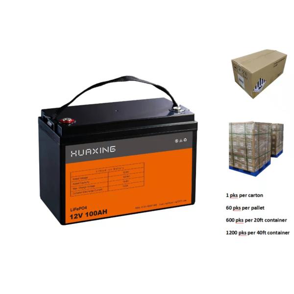 Phosphate 1560Wh 12V LiFePO4 Batteries For RV Motorhome Replacement