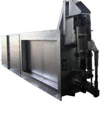 China Custom Designs Desulphurization Baffle Damper / Pneumatic Isolation Damper wholesale