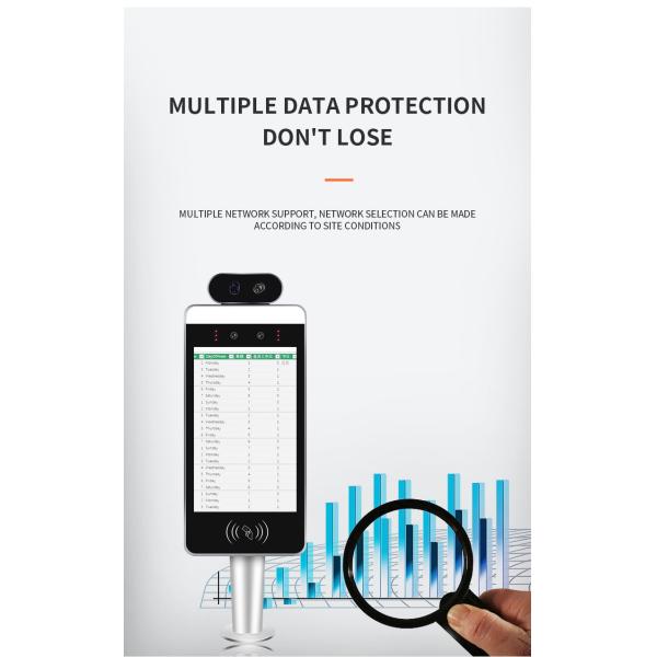 Thermal Imaging Free Standing Face Recognition Thermometer Camera