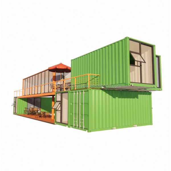 Modular Small Kit Cabin Residential Container Housing Main Structure Galvanized Steel Square Tubes