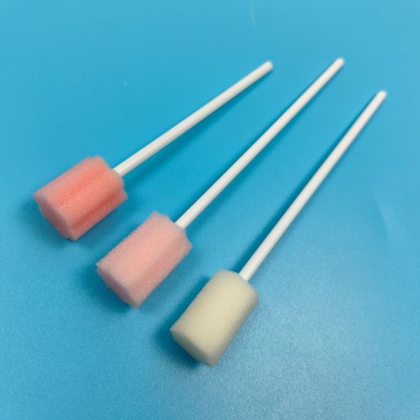 Individual Wrapped Long PP Stick Medical Sponge Oral Care Swab Sterile Mouth Sponge Oral Hygiene Swab