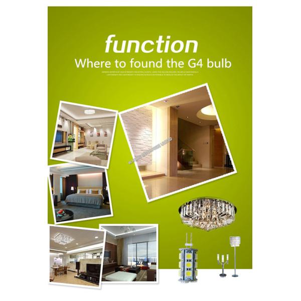 140LM Indoor Ceiling G9 LED Lights 2W G9 LED Lamp Warm White