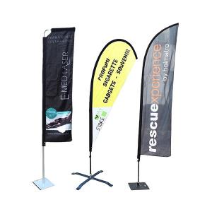Buy cheap Beach Teardrop Feather Flags For Custom Outdoor Advertising from wholesalers