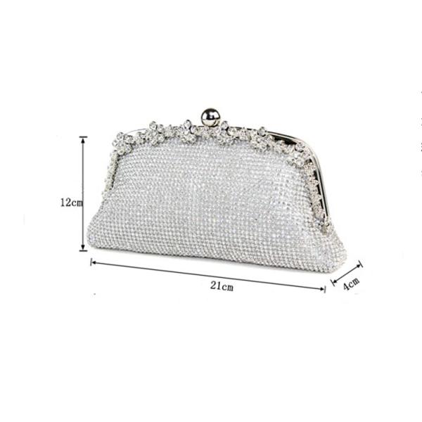 Classic full crystal rhinestone clutch dinner evening lady bride bridesmaid diamond-encrusted dinner clutch bags