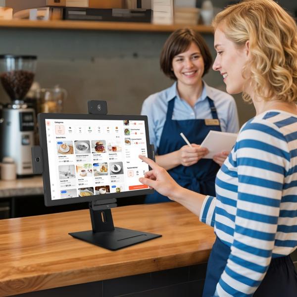 15 inch Self-service Ordering Machine Metal Digital Signage Restaurant Tablet Order Kiosk Kitchen Display
