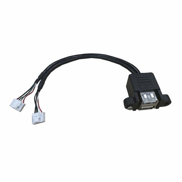Quality Double Layer USB Internal Data Cable 205mm For Baffle Link Computer Case 077 for sale