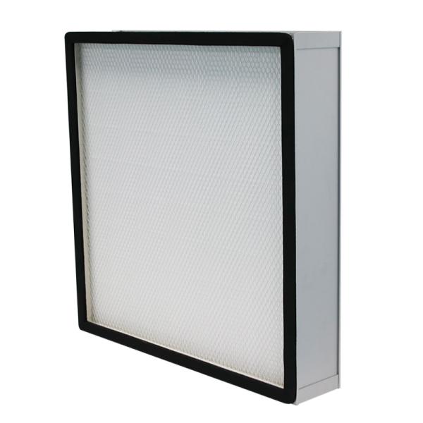 Panel Type Mini Pleated HEPA Air Filter 2000m³/h Air Volume Clean Room HEPA Filters